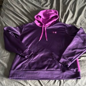 Purple and pink UA Hoodie